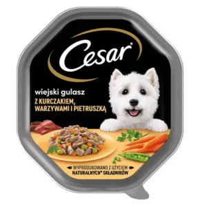 Comanda online CESAR tacka 150 g hrana umeda pentru caini adulti in sos de pui