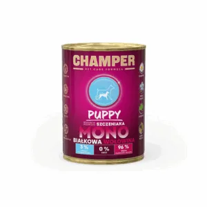 Comanda online CHAMPER Puppy hrana pentru catei 400 g cu vita