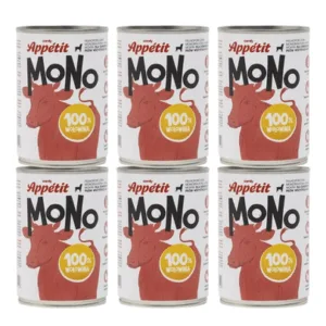 Comanda online COMFY APPETIT MONO Mancare monoproteica cu vita 6x400 g pentru caini