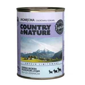 Comanda online COUNTRY&NATURE Junior Hrana fara cereale pentru catelusi