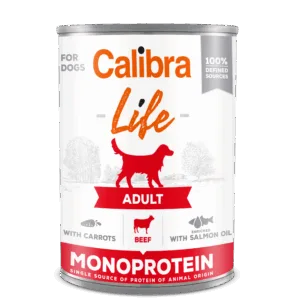 Comanda online Calibra Dog Life Adult Beef with Carrots 400 g