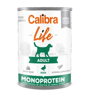Comanda online Calibra Dog Life Adult Duck with Rice 400 g