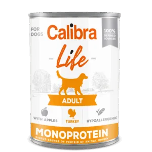 Comanda online Calibra Dog Life Turkey with Apples 400 g