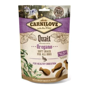 Comanda online Carnilove Dog Semi Moist Snack Quail with Oregano