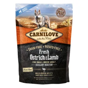 Comanda online Carnilove Fresh Ostrich & Lamb For Small Breed Dogs