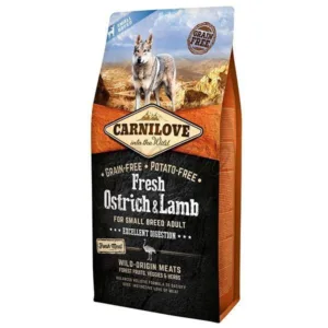 Comanda online Carnilove Fresh Ostrich & Lamb For Small Breed Dogs