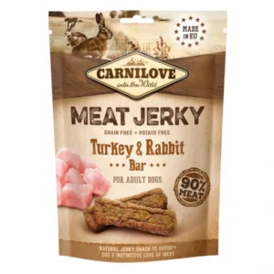 Comanda online Carnilove Jerky Turkey and Rabbit Bar 100 g