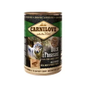 Comanda online Carnilove Wild Meat Duck and Pheasant 400 g