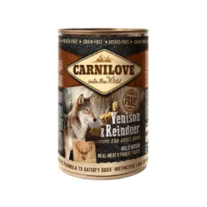Comanda online Carnilove Wild Meat Venison and Reindeer 400 g