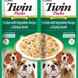 Comanda online Churu Inaba Dog Twin Pui si Legume in Supa de Pui