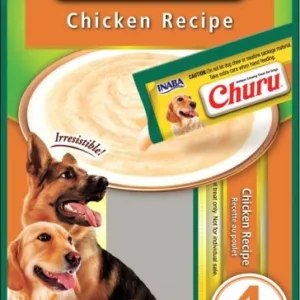 Comanda online Churu Inaba Recompense Cremoase pentru Caini cu Pui