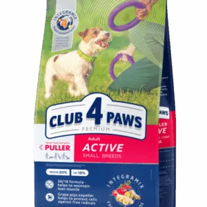 Comanda online Club 4 Paws Hrana uscata caini activi de talie mica