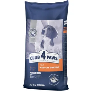 Comanda online Club 4 Paws Hrana uscata caini de talie medie