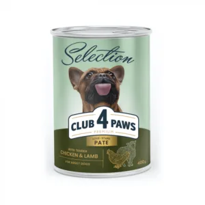 Comanda online Club 4 Paws Premium Hrana umeda caini adulti - Pate cu pui si miel