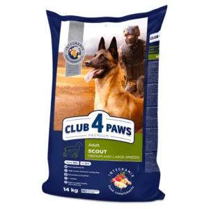 Comanda online Club 4 Paws Scout Hrana uscata caini super activi