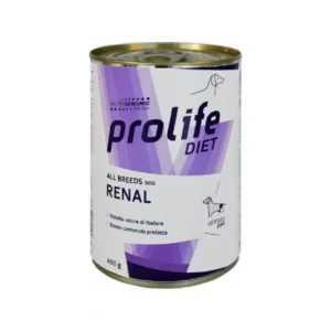 Comanda online DIETA VETERINARA UMEDA PROLIFE RENAL PENTRU CAINI DE TOATE TALIILE CV 400G