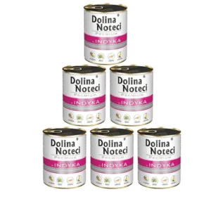 Comanda online DOLINA NOTECI Premium Bogata in curcan 6x800g conserve caini