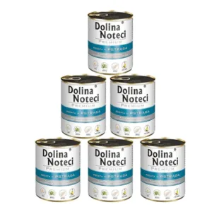 Comanda online DOLINA NOTECI Premium Bogata in pastrav 6x800g pentru caini