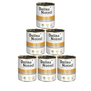 Comanda online DOLINA NOTECI Premium Bogata in rata si dovleac 6x800 g hrana caini