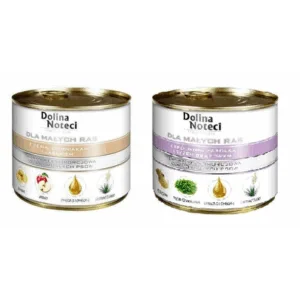 Comanda online DOLINA NOTECI Premium Set conserve hrana caini talie mica