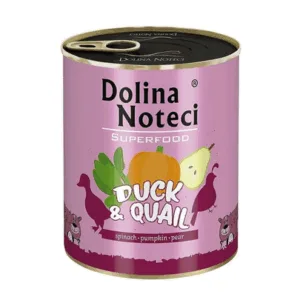 Comanda online DOLINA NOTECI Premium SuperFood Rață cu prepeliță 800 g