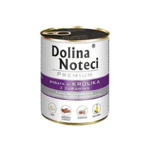 Comanda online DOLINA NOTECI Premium bogat in iepure cu merisoare 800 g