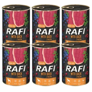 Comanda online DOLINA NOTECI RAFI Duck conserva hrana umeda caine 6x400 g cu rata