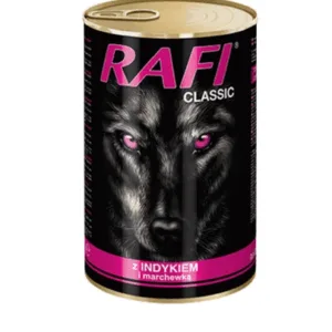 Comanda online DOLINA NOTECI Rafi Classic Carne de curcan și morcov în sos 1240 g