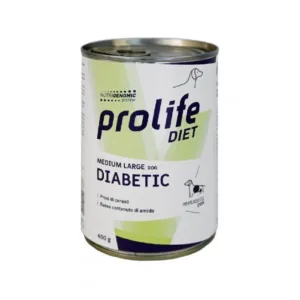Comanda online Dieta veterinara umeda prolife diabetic pentru caini de talie medie mare cv 400g