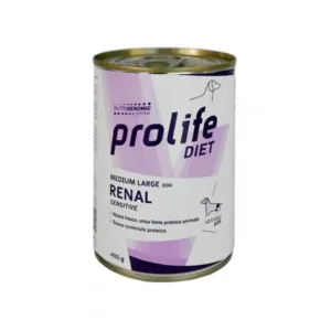 Comanda online Dieta veterinara umeda prolife renal sensitive pentru caini de talie medie mare cv 400g