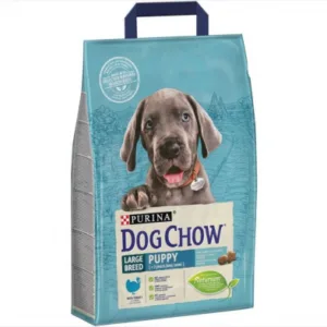 Comanda online Dog Chow Puppy Large Breed cu Curcan 2.5 kg