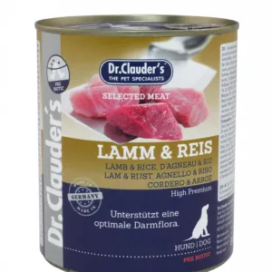 Comanda online Dr. Clauder's Dog Selected Meat Miel & Orez