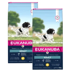 Comanda online EUKANUBA Active Adult Medium Breed Hrana uscata pentru caini adulti de talie medie