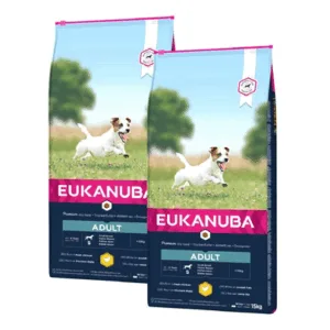 Comanda online EUKANUBA Active Adult Small Breed 30 kg (2 x 15kg) hrana uscata caini adulti de talie mica