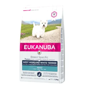Comanda online EUKANUBA Adult Breed Specific West Highland Terrier Chicken hrana uscata caini adulti 2.5 kg