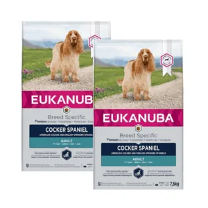 Comanda online EUKANUBA Adult Breeds Specific Cocker Spaniel Chicken hrana uscata caini adulti 15 kg (2 x 7.5 kg)