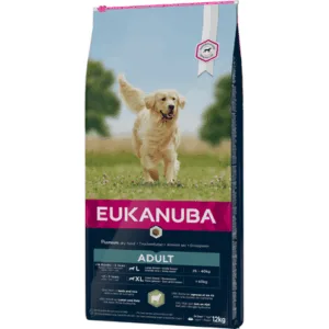 Comanda online EUKANUBA Adult Large Breeds Lamb & Rice hrana uscata caini adulti talie mare