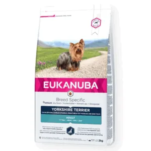 Comanda online EUKANUBA Breed Specific Adult York Chicken 2 kg hrana caini adulti