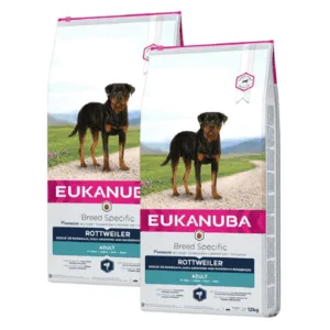 Comanda online EUKANUBA Breed Specific Hrana uscata pentru cainii adulti rasa Rottweiler 24 kg (2 x 12 kg)