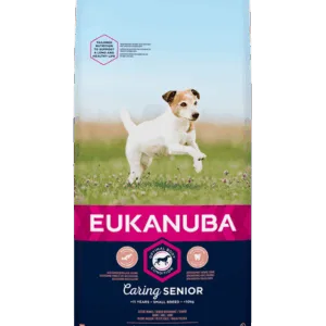 Comanda online EUKANUBA Caring Senior Small Breed hrana uscata caini seniori talie mica