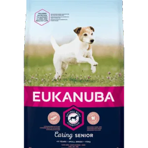 Comanda online EUKANUBA Caring Senior Small Breed hrana uscata caini seniori talie mica
