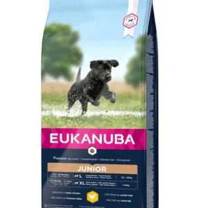 Comanda online EUKANUBA Developing Junior Large Breed hrana uscata caini juniori talie mare