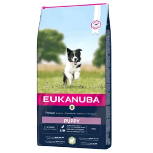 Comanda online EUKANUBA Dog Puppy Small & Medium Breed Lamb & Rice hrana uscata caini juniori talie mica/medie