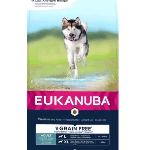 Comanda online EUKANUBA Grain Free L Adult 12 kg Sac hrana pentru caine de talie mare