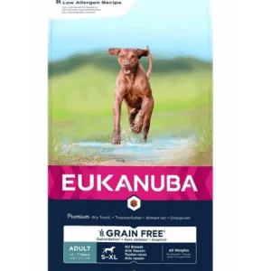 Comanda online EUKANUBA Grain Free S-XL Adult 12 kg Hrana uscata pentru caini