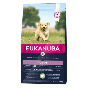 Comanda online EUKANUBA Puppy Large Breed Lamb & Rice hrana uscata caini junori talie mare