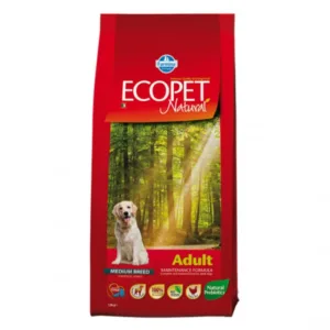 Comanda online Ecopet Natural Caine Adult 12 kg