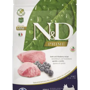 Comanda online FARMINA N&D Adult Mini Lamb&Blueberry hrana uscata caini adulti de talie mica