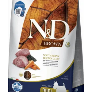 Comanda online FARMINA N&D Brown Dog Adult Mini Lamb