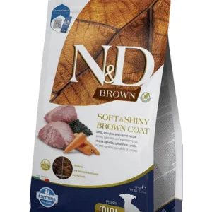 Comanda online FARMINA N&D Brown Dog Puppy Mini Lamb